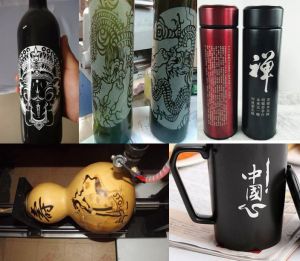 石家庄长安区酒瓶葫芦工艺品激光雕刻机